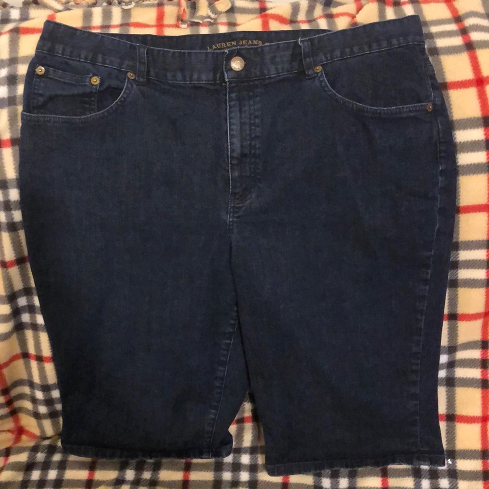NWOT Ralph Lauren dark Bermuda shorts